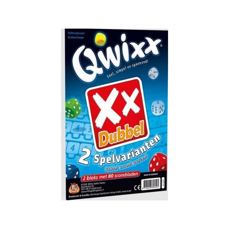 Qwixx Dubbel 2 spelvarianten