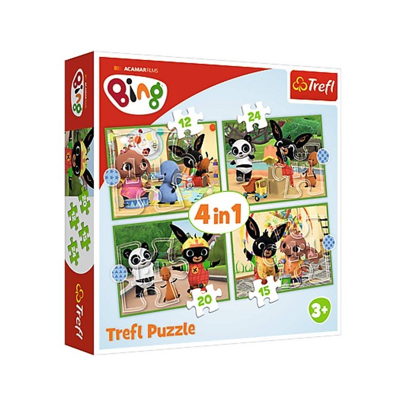 Trefl Bring puzzle 4 en 1 12/15/20/24 pièces