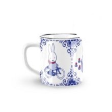 Mug Miffy souvenir bleu Ø8x7,5cm