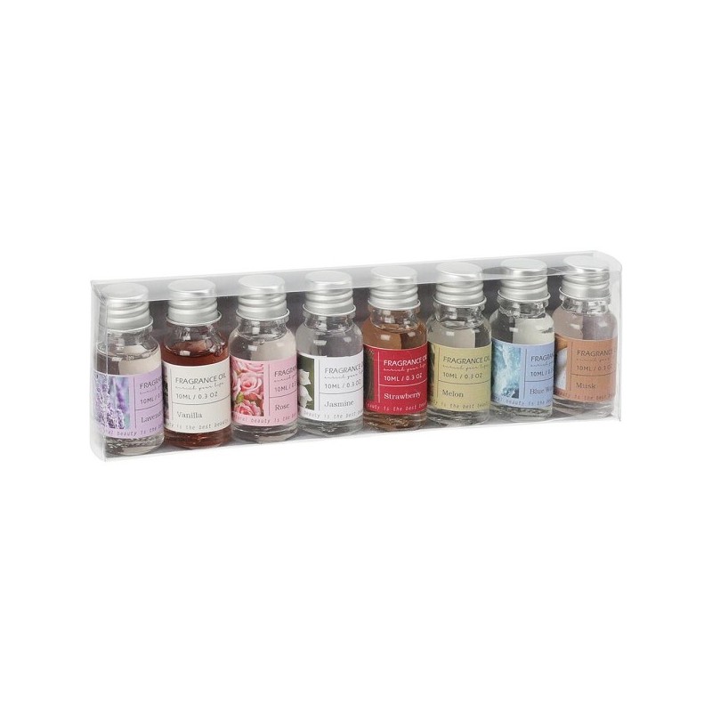 Geurolie, set van 8 geuren van 10ml