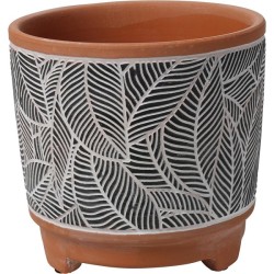 Pot de fleurs poterie 13,7x13,2cm
