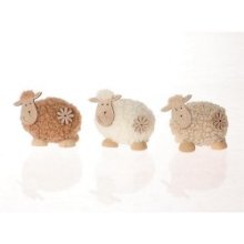 HBX natural living Deco schaap Falolo13x7x0,6cm