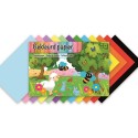 Dutch Crafts Craft bloc A4 36 feuilles de papier coloré FSC