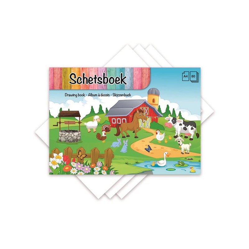 Dutch Crafts Schetsboek A4 80 vel FSC