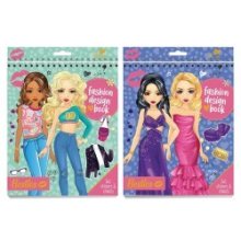 Grafix Besties Carnet de croquis de créateur de mode 24x20cm 20 feuilles