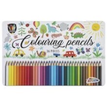 Coffret Grafix de 36 crayons de couleur en métal