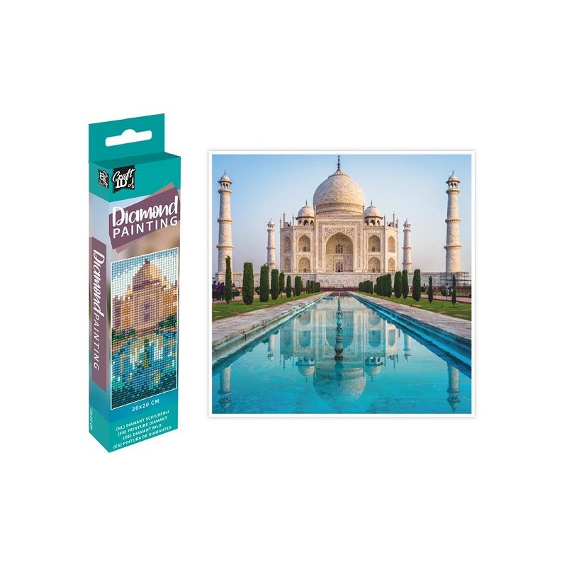 Craft ID Diamond painting Tai Mahal 20x20cm