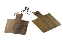 Sous-verres Bois d'acacia 10x14cm lot de 2 pièces