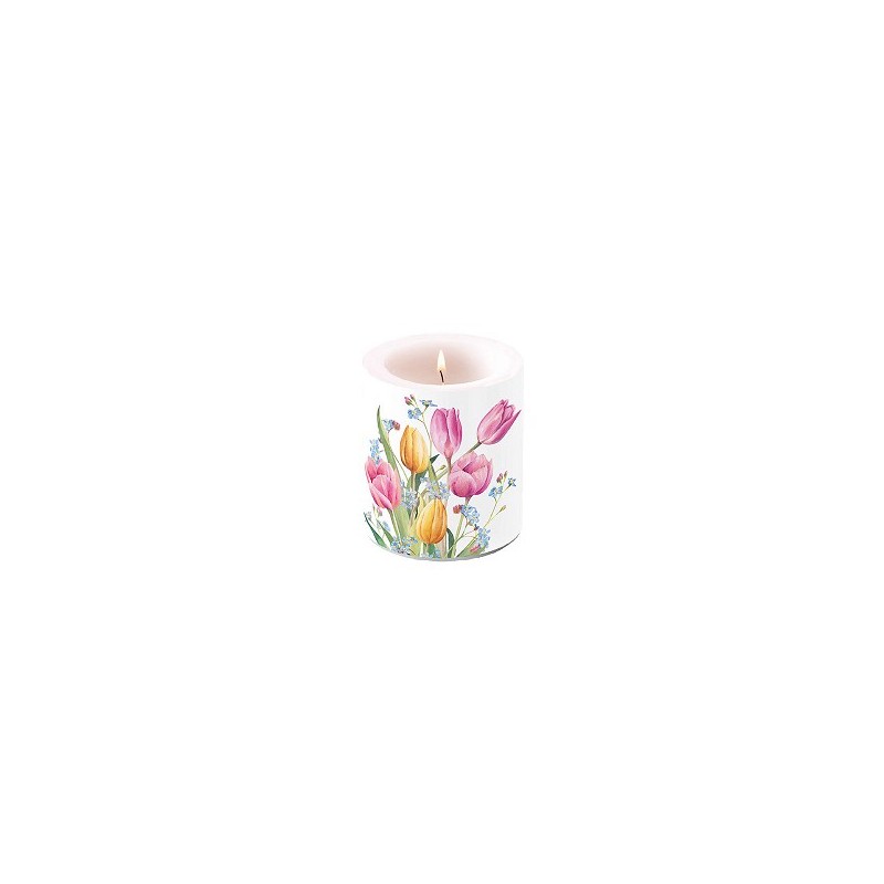 Ambiente Candle Bouquet de tulipes