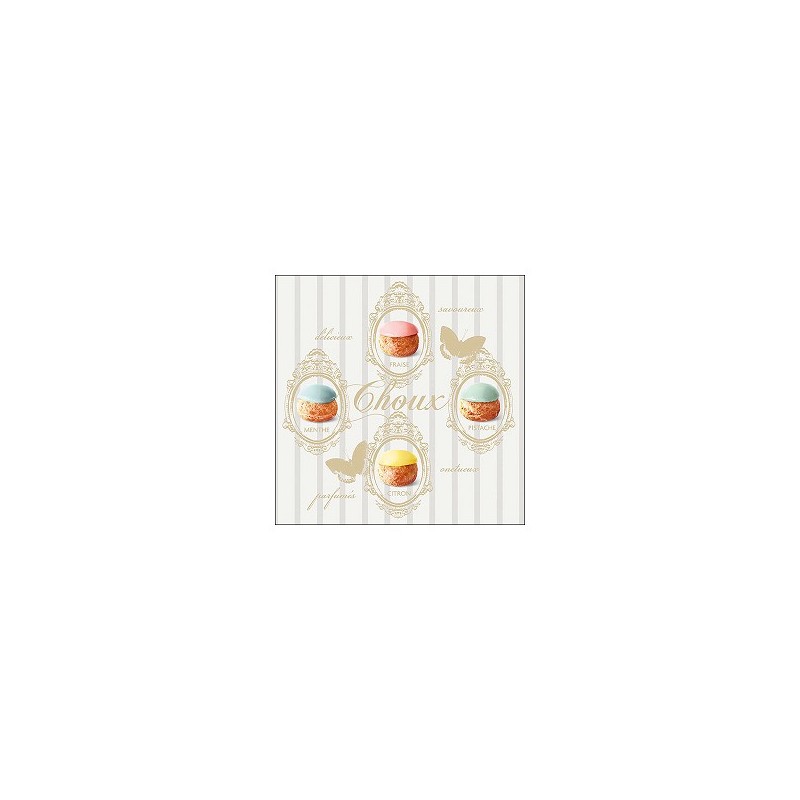 Ambiente Servetten Cream Puffs 33x33cm