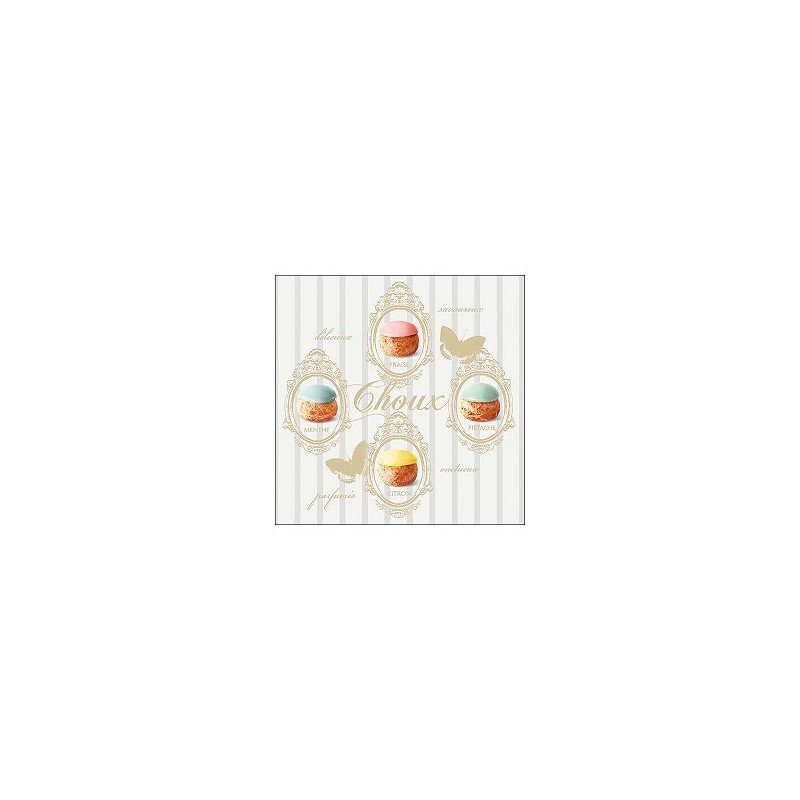 Ambiente Servetten Cream Puffs 33x33cm