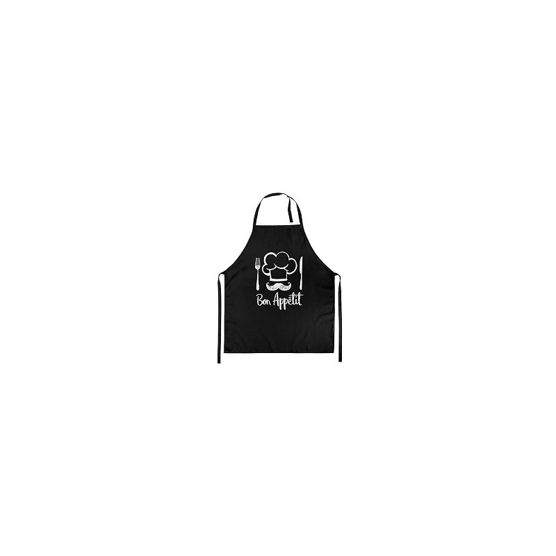 Ambiente Schort Chef Black Bon Appétit