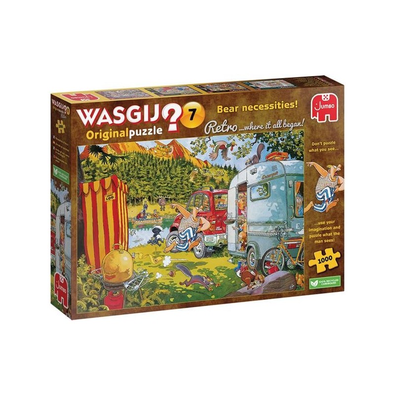 Jumbo Wasgij puzzel Retro Original 7 1000 stukjes- Bereleuk hier!- Bear Necessities