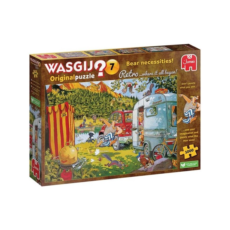 Puzzle Jumbo Wasgij Retro Original 7 1000 pièces- Bereleuk ici !- Bear Necessities