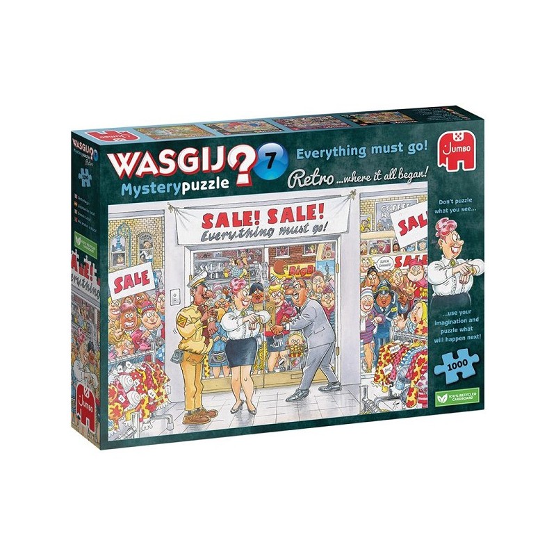 Puzzle Jumbo Wasgij Retro Mystery 7 1000 pièces -Tout doit continuer