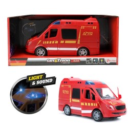 Toi Toys Fire bus (version allemande) friction avec lumière et son