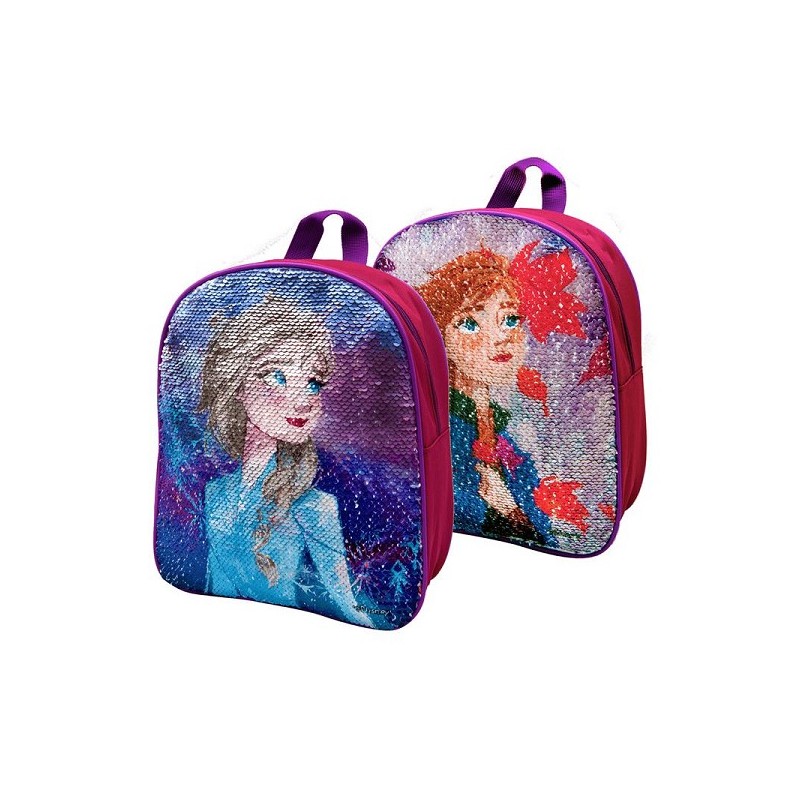 Toi Toys Sac à dos La Reine des Neiges à paillettes réversibles