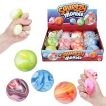 Toi Toys Balle à presser Squeezy Marble super flexible Ø6cm