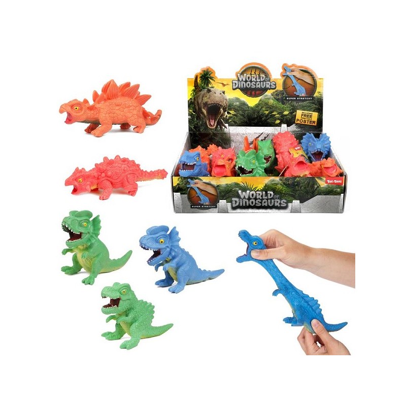 Toi Toys Monde des Dinosaures Kneaddino extensible