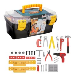 Toi Toys Power Tools Outils dans une boîte à outils 35 pièces