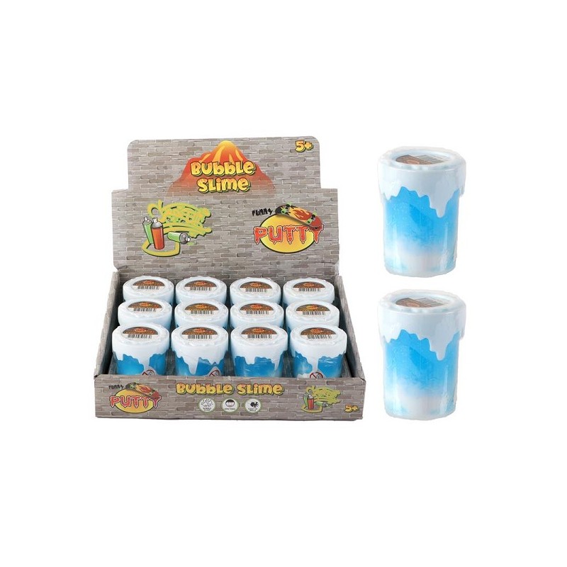 Slime/putty bubble 2 couleurs 70 grammes