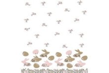 Nappe Duni Lapins Blooming 138x220cm