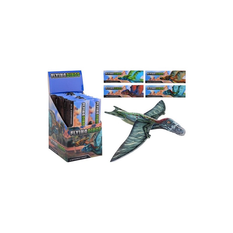 Avion en mousse dinosaure John Toy 6,5 x 22 cm