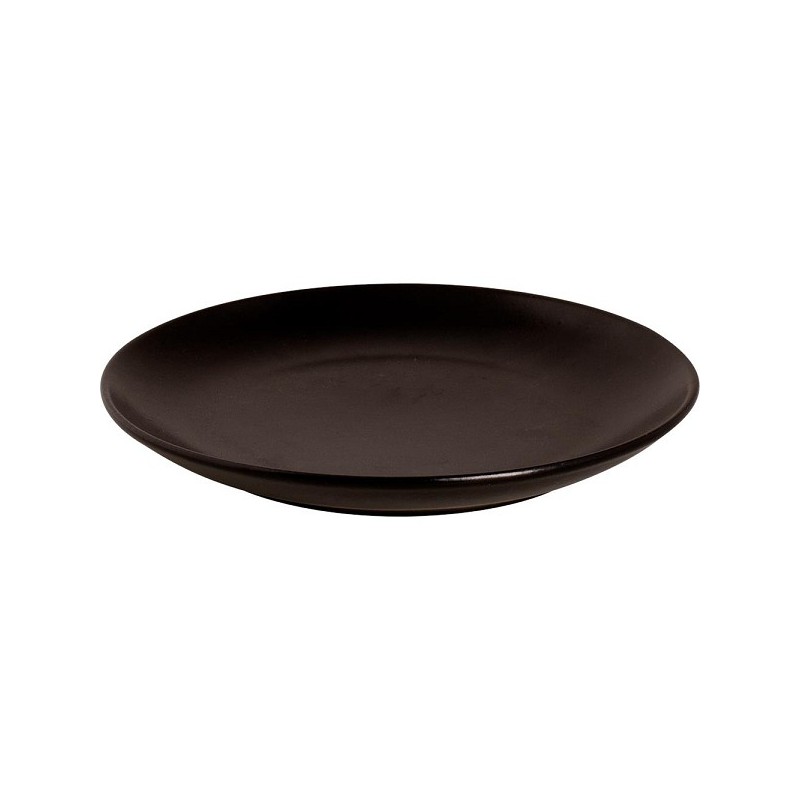 Mammoet Moon assiette 21,5 cm noire boîte de 6 pièces