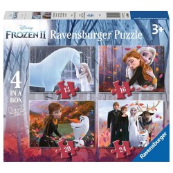 Ravensburger Frozen ll 4-in-1 puzzel Liefde en vriendschap 12+16+20+24 stukjes
