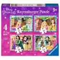 Puzzle 4-en-1 Ravensburger Princess Soyez qui vous voulez être ! Puzzle - 12, 16, 20, 24 pièces