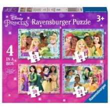 Puzzle 4-en-1 Ravensburger Princess Soyez qui vous voulez être ! Puzzle - 12, 16, 20, 24 pièces