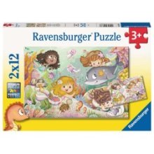 Ravensburger Kleine feeën en zeemeerminnen puzzel 2x12 stukjes