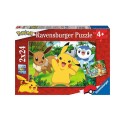 Ravensburger Pikachu en zijn vrienden puzzel 2x24 stukjes