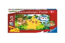 Ravensburger Pikachu en zijn vrienden puzzel 2x24 stukjes