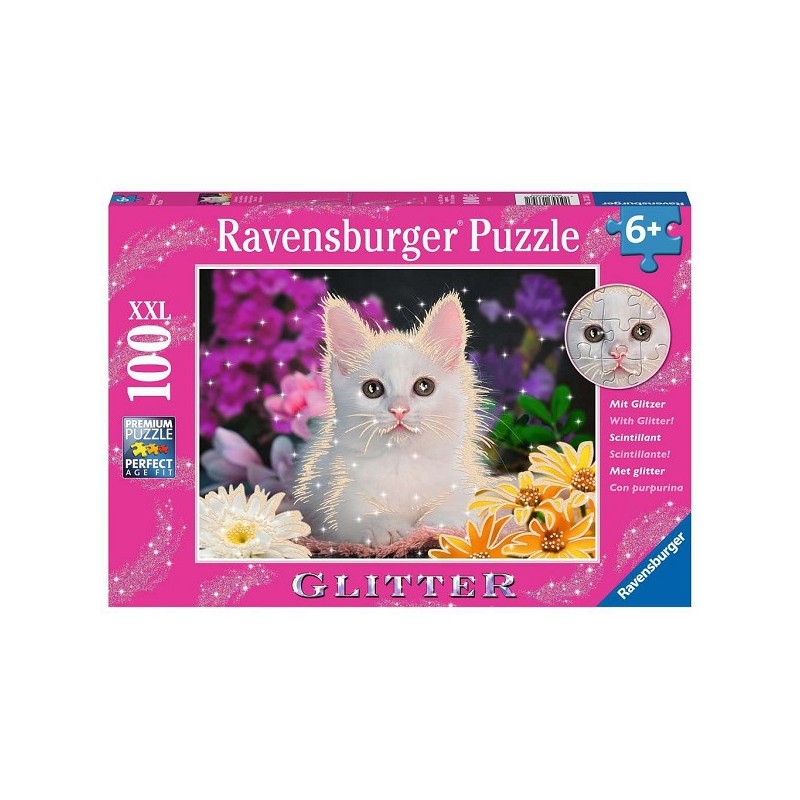 Ravensburger Superbe puzzle chaton 100 pièces XXL