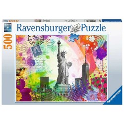 Ravensburger Kaart uit New York puzzel 500 stukjes