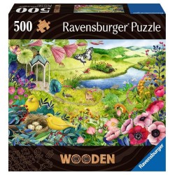 Ravensburger Puzzle en bois Jardin sauvage 500 pièces