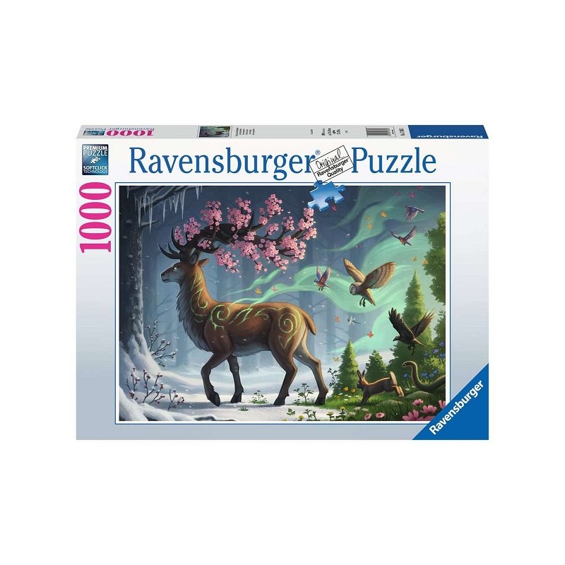 Ravensburger Puzzle Printemps Cerf 1000 pièces