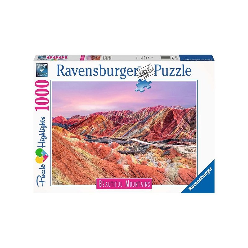 Ravensburger Regenboogbergen, China puzzel 1000 stukjes