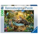 Ravensburger Puzzle Léopards dans la jungle 1500 pièces