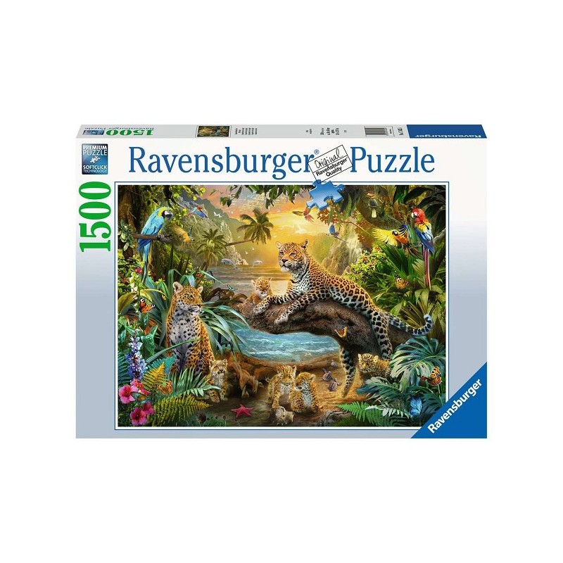 Ravensburger Puzzle Léopards dans la jungle 1500 pièces