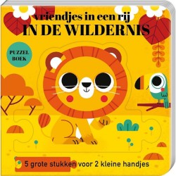 Puzzelboek Vriendjes in een rij - In de Wildernis