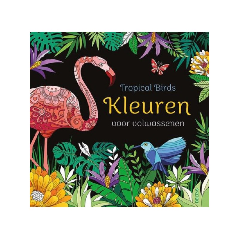 Deltas Tropical Birds - Kleuren voor volwassenen