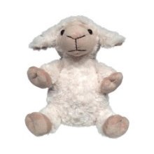 Pluche schaap 25cm wit