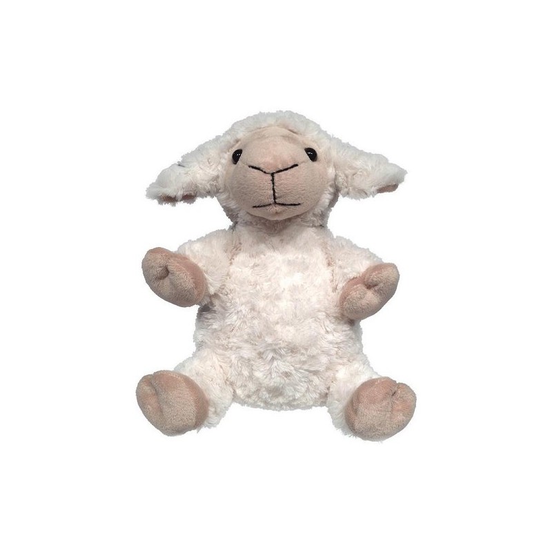 Peluche mouton 25cm blanc