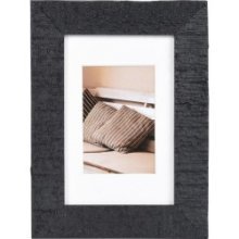 Henzo Cadre photo Bois flotté 10x15cm gris foncé