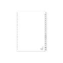 Kangaro Tabblad A4 letters 190 grams wit 23-gaats 20-delig A-Z karton
