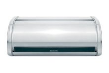 Brabantia boîte à pain coulissante demi-acier brillant 17,3x26,5x31,6cm 11 litres
