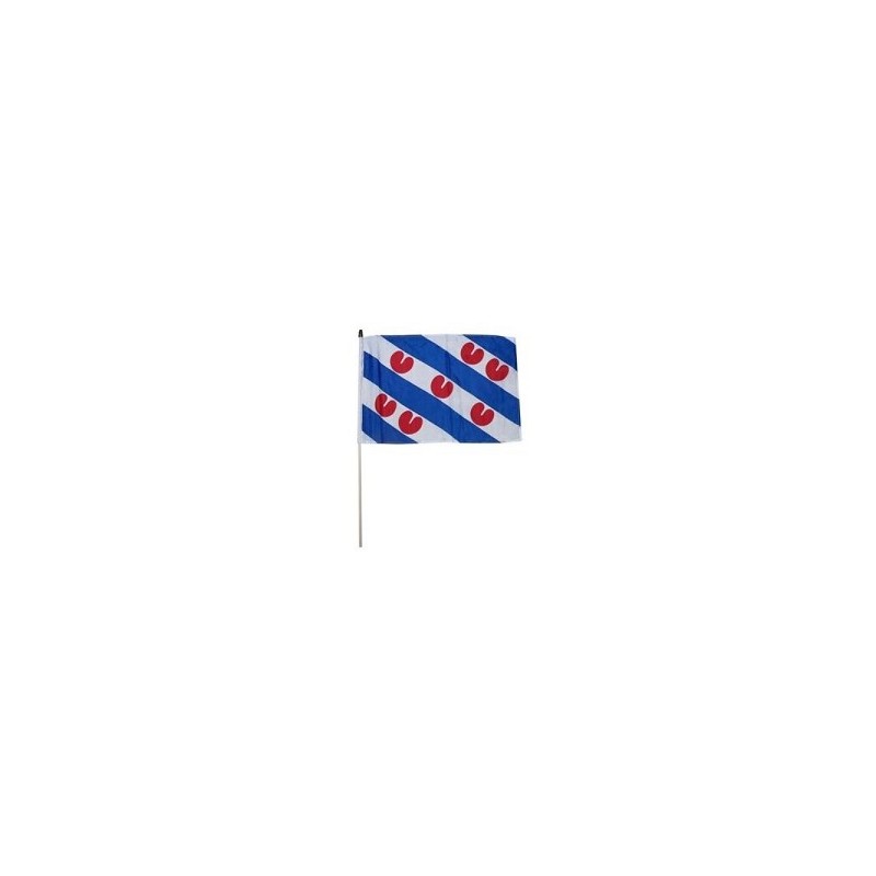 Friese vlag Zwaaivlaggetje Friesland 30x45cm  per 12stuks