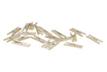 Miniknijpers 20st naturel 5zakjes